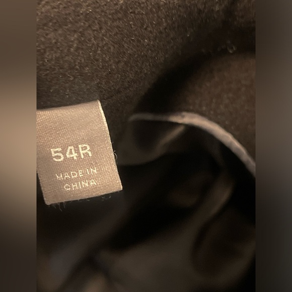 Daniel Cremieux 100% Cashmere Topcoat Black 3 Button Closure Long Overcoat 54R - Picture 5 of 8